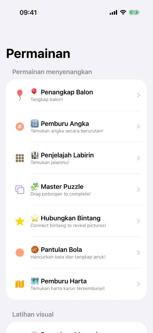 FocusKids — Tangkapan layar 2
