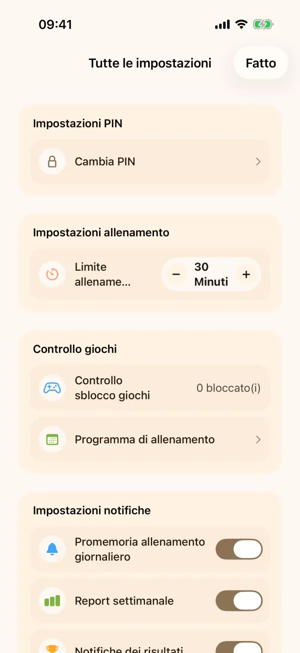 FocusKids — Schermate 4