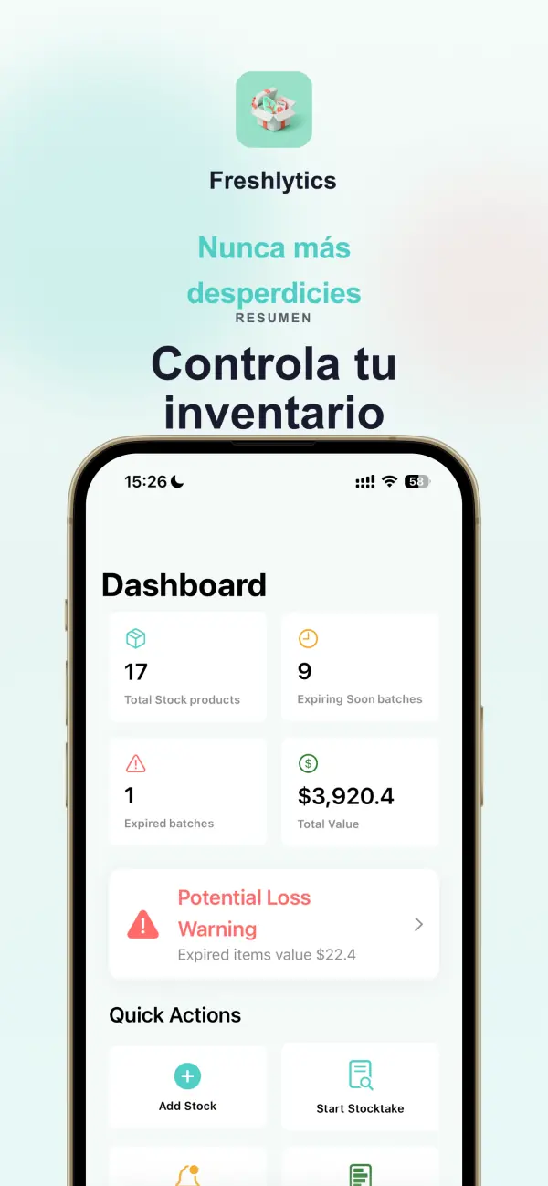 Freshlytics — Capturas de pantalla 1