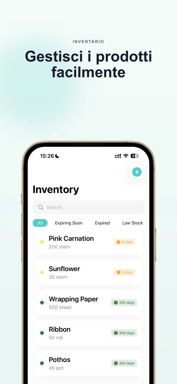 Freshlytics — Schermate 2