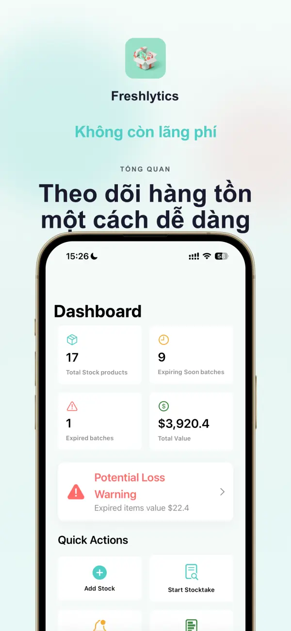 Freshlytics — Ảnh chụp màn hình 1
