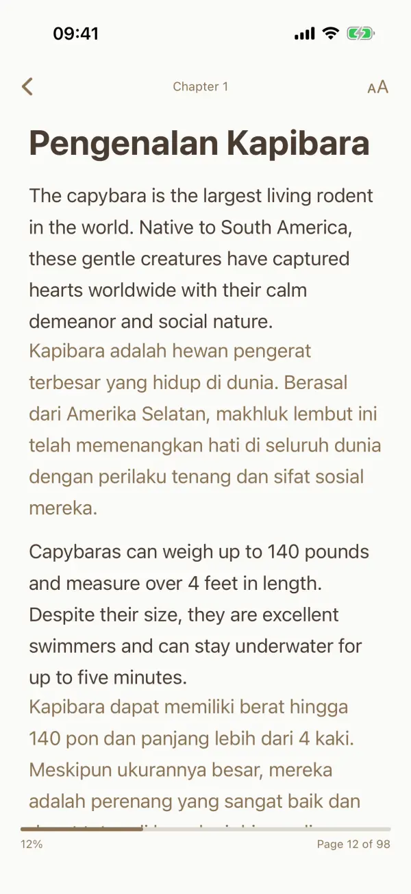 FusionRead — Tangkapan layar 3