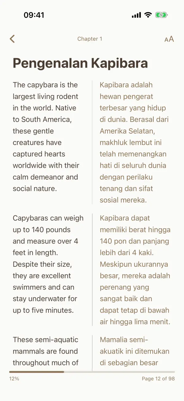 FusionRead — Tangkapan layar 4