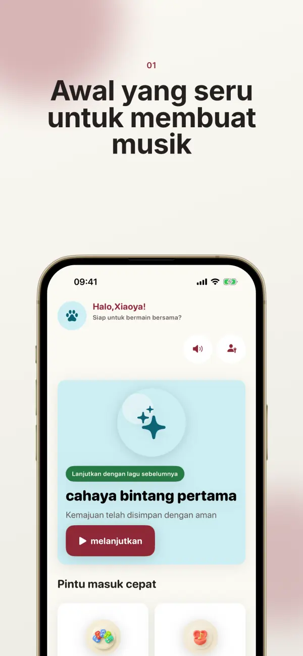 Numelody — Tangkapan layar 1