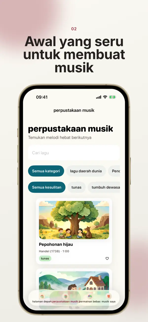 Numelody — Tangkapan layar 2